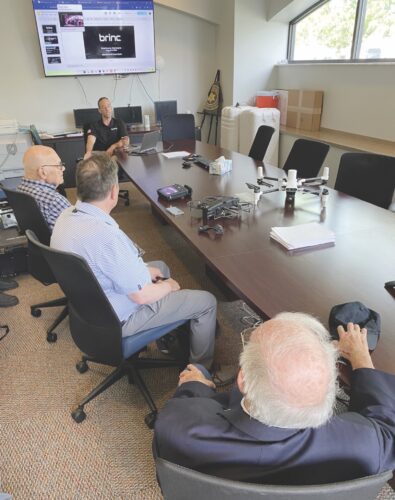 Air Support: Wood County officials receive demonstration of drones’ benefits in law enforcement